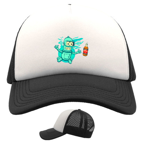 Kids' Trucker Cap - Bender art 5 - Mfest