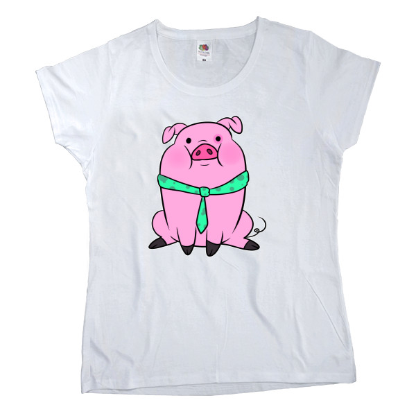 Women's T-shirt Fruit of the loom - Gravity Falls Пухля - Mfest