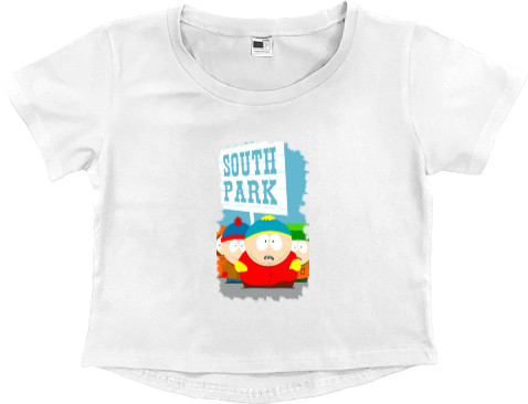 Women's Cropped Premium T-Shirt - South Park 5 - Mfest