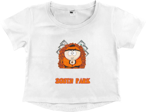 Women's Cropped Premium T-Shirt - South Park 2 - Mfest