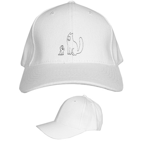 Kids' Baseball Cap 6-panel - Simons cat2 - Mfest