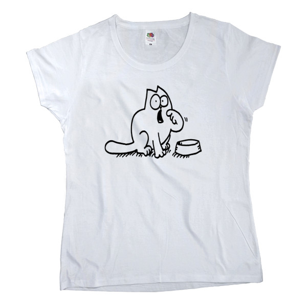 Women's T-shirt Fruit of the loom - Simons cat 3 - Mfest