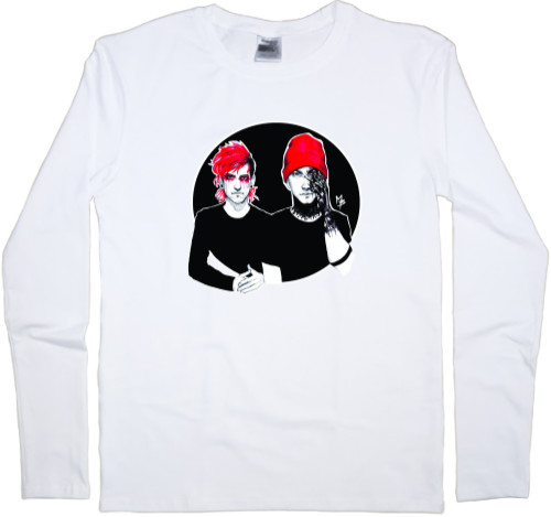 Men's Longsleeve Shirt - Twenty One Pilots Tyler_Josh - Mfest