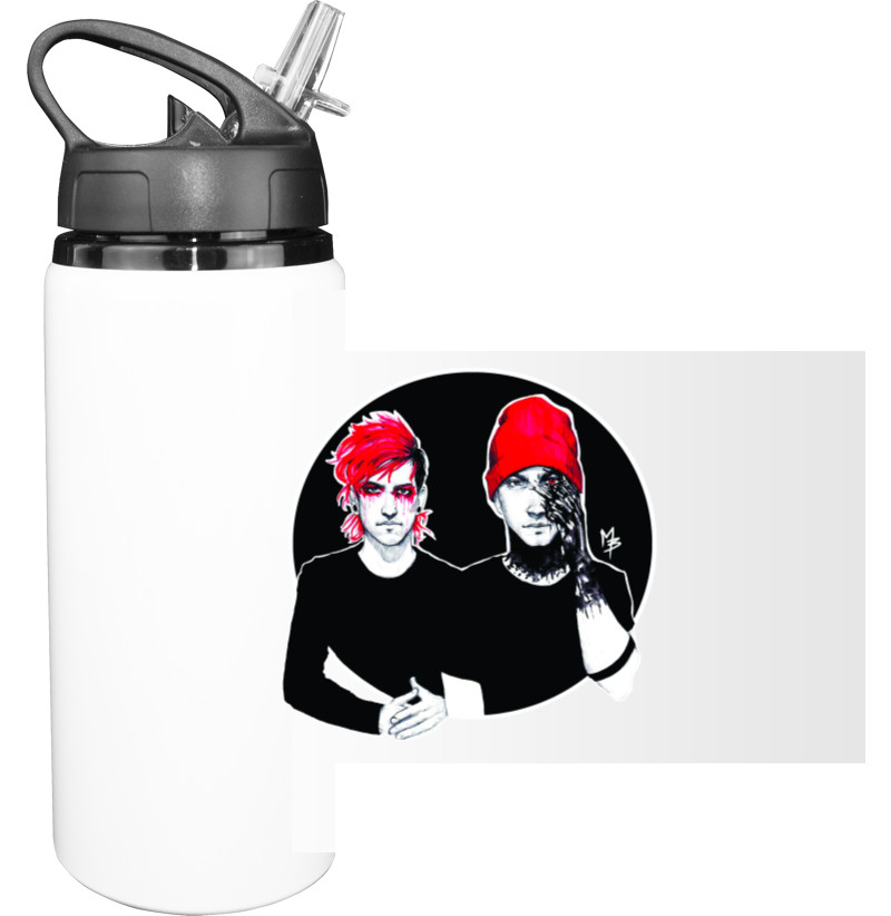 Sport Water Bottle - Twenty One Pilots Tyler_Josh - Mfest