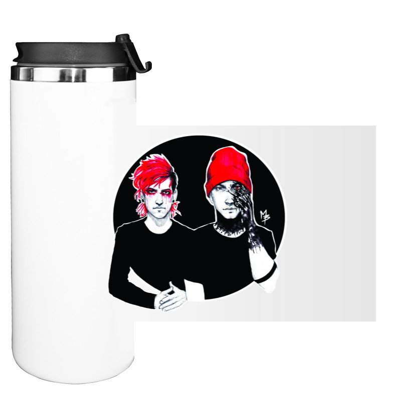 Water Bottle on Tumbler - Twenty One Pilots Tyler_Josh - Mfest