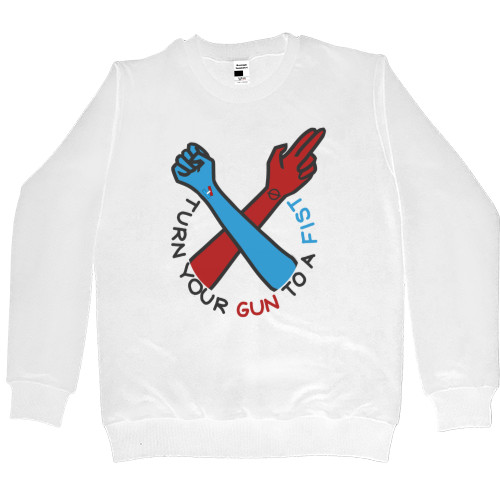 Women's Premium Sweatshirt - Twenty One Pilots Turn Your Gun Into A Fist - Mfest