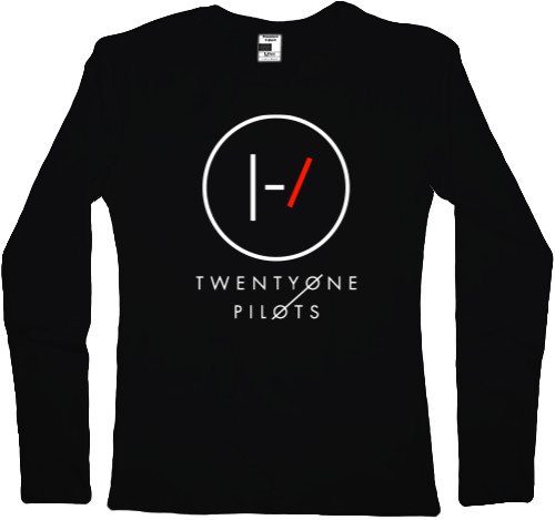 Футболка з Довгим Рукавом Жіноча - Twenty One Pilots Logo 1 - Mfest