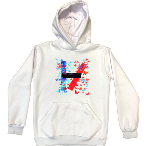 Unisex Hoodie - Twenty One Pilots Butterfly Logo - Mfest