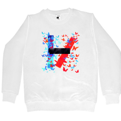 Men’s Premium Sweatshirt - Twenty One Pilots Butterfly Logo - Mfest