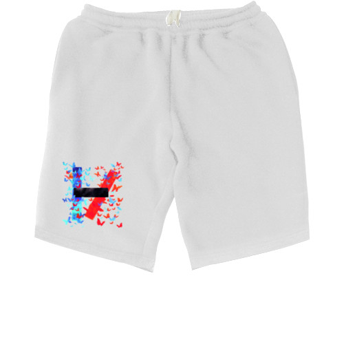 Men's Shorts - Twenty One Pilots Butterfly Logo - Mfest