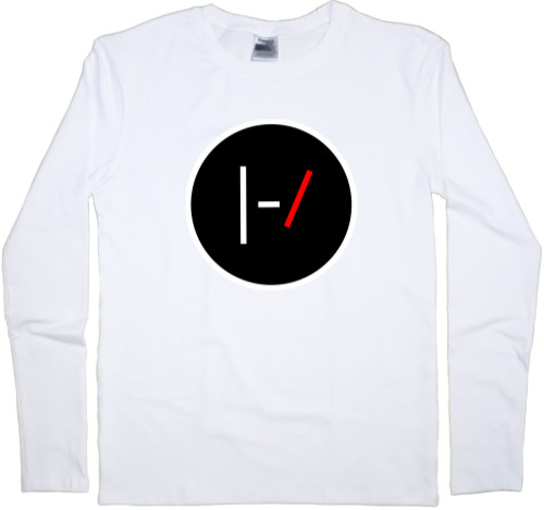 Men's Longsleeve Shirt - Twenty One Pilots Black Logo - Mfest