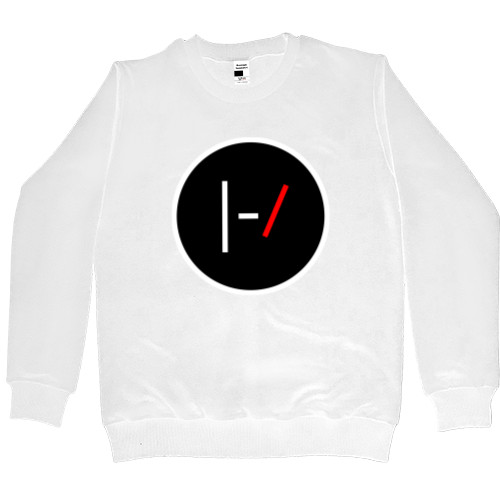 Men’s Premium Sweatshirt - Twenty One Pilots Black Logo - Mfest