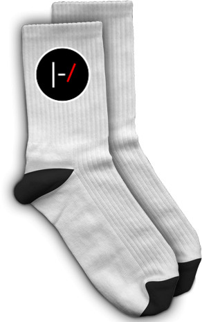 Socks - Twenty One Pilots Black Logo - Mfest