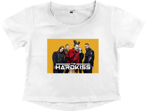 Women's Cropped Premium T-Shirt - THE HARDKISS 5 - Mfest