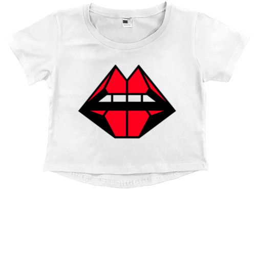 Kids' Premium Cropped T-Shirt - The Hardkiss 1 - Mfest