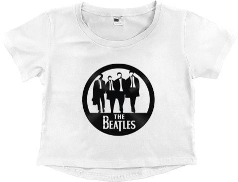 Women's Cropped Premium T-Shirt - The Beatles 5 - Mfest