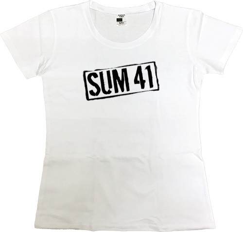 Women's Premium T-Shirt - SUM 41 -10 - Mfest