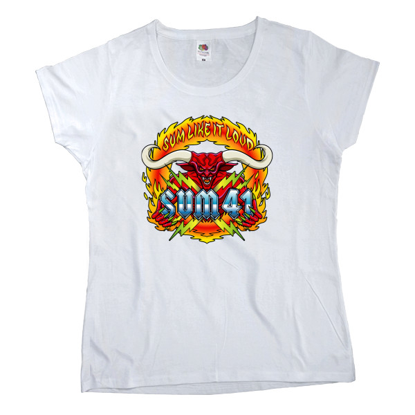 Women's T-shirt Fruit of the loom - SUM 41 -7 - Mfest