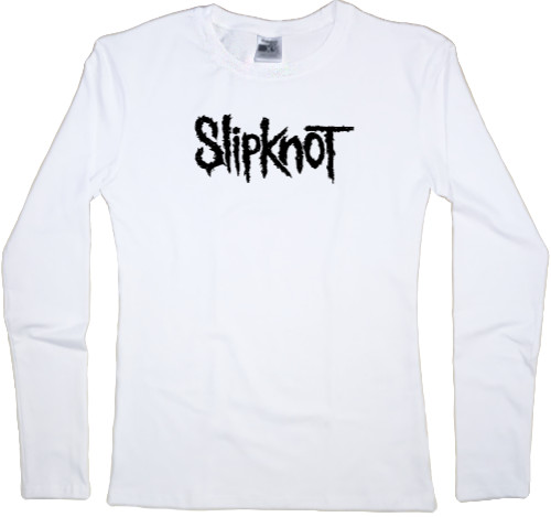 Футболка з Довгим Рукавом Жіноча - Slipknot logo - Mfest