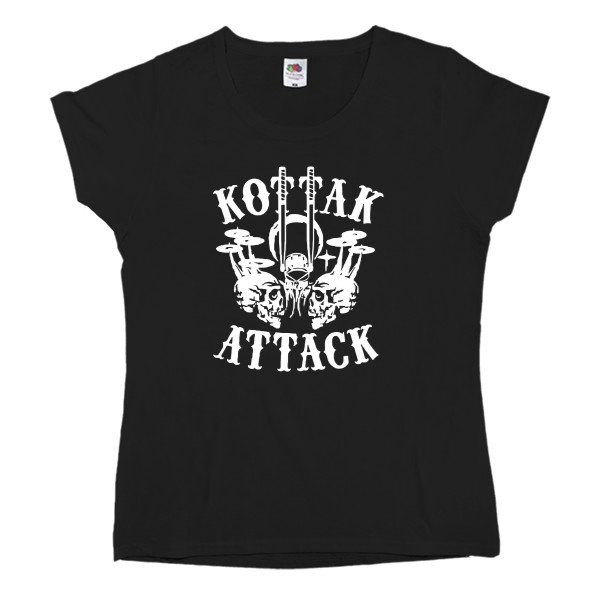 Women's T-shirt Fruit of the loom - The SCORPIONS KOTTAK ATTACK - Mfest