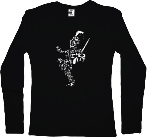 Women's Longsleeve Shirt - My Chemical Romance Black Parade Soldier - Mfest