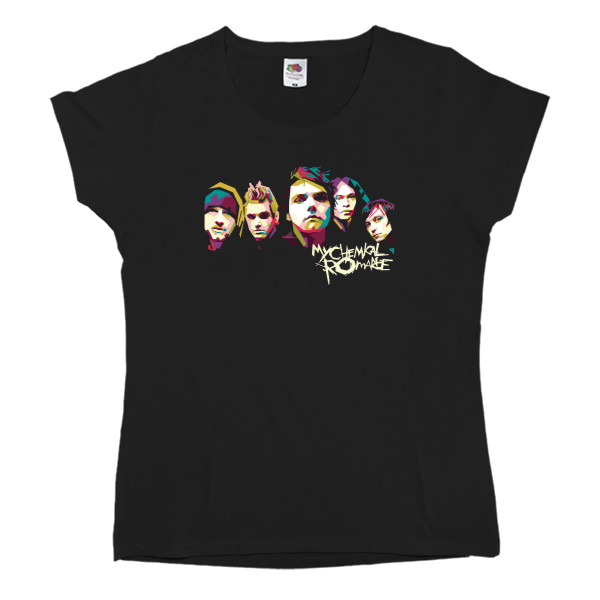 Women's T-shirt Fruit of the loom - My Chemical Romance 1 - Mfest