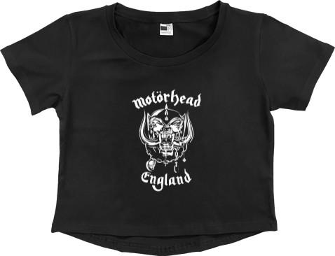 Women's Cropped Premium T-Shirt - Motorhead 1 - Mfest