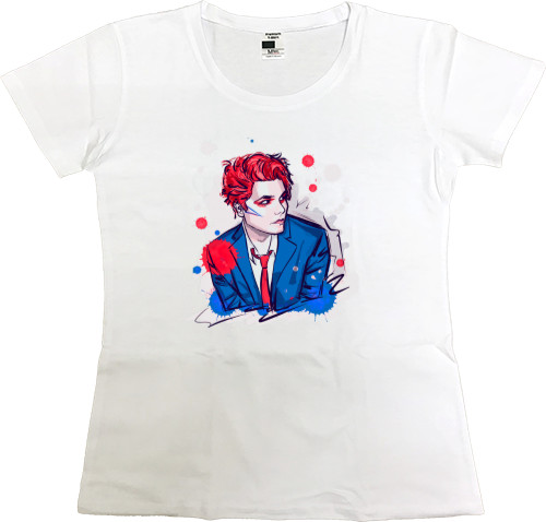 Women's Premium T-Shirt - Gerard Way Hesitant Alien 3 - Mfest