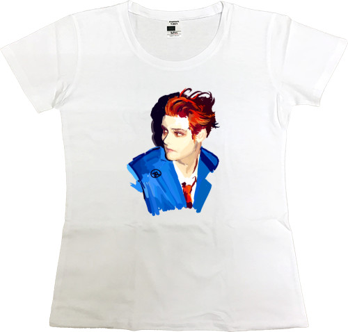 Women's Premium T-Shirt - Gerard Way Hesitant Alien 2 - Mfest