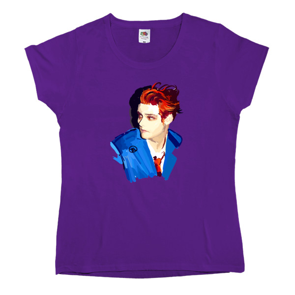 Women's T-shirt Fruit of the loom - Gerard Way Hesitant Alien 2 - Mfest