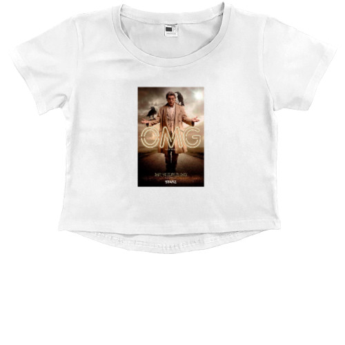 Kids' Premium Cropped T-Shirt - American Gods 14 - Mfest