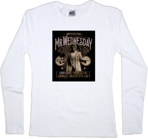 Women's Longsleeve Shirt - American Gods 1 - Mfest