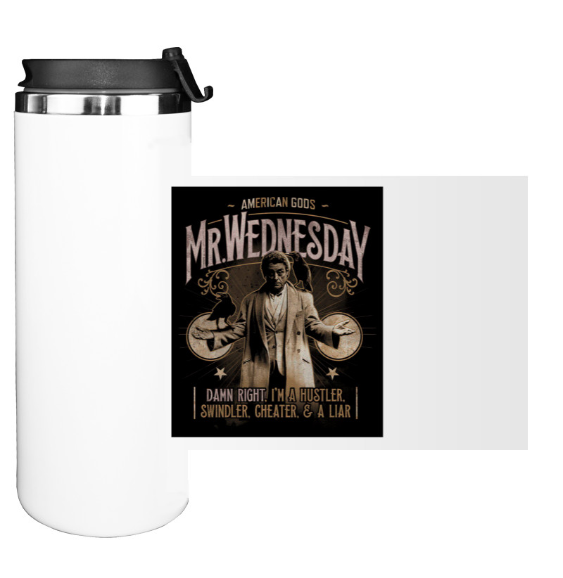 Water Bottle on Tumbler - American Gods 1 - Mfest