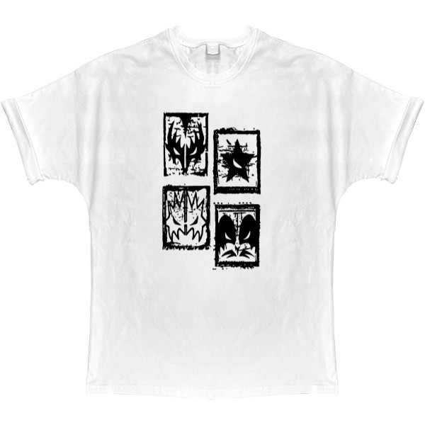 T-shirt Oversize - KISS art 6 - Mfest