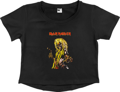 Women's Cropped Premium T-Shirt - Iron Maiden 2 - Mfest