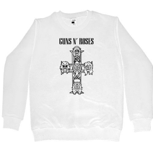 Men’s Premium Sweatshirt - Guns n roses крест - Mfest