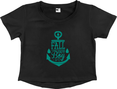 Women's Cropped Premium T-Shirt - Fall Out Boy 4 - Mfest