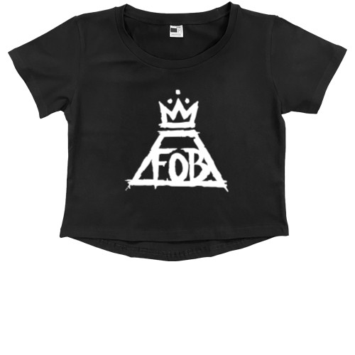 Kids' Premium Cropped T-Shirt - Fall Out Boy 1 - Mfest