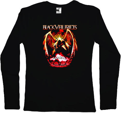 Women's Longsleeve Shirt - Black Veil Brides Fallen Angels - Mfest