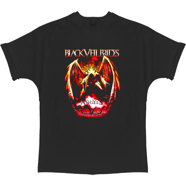 T-shirt Oversize - Black Veil Brides Fallen Angels - Mfest