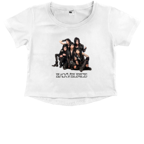 Kids' Premium Cropped T-Shirt - Black Veil Brides 7 - Mfest