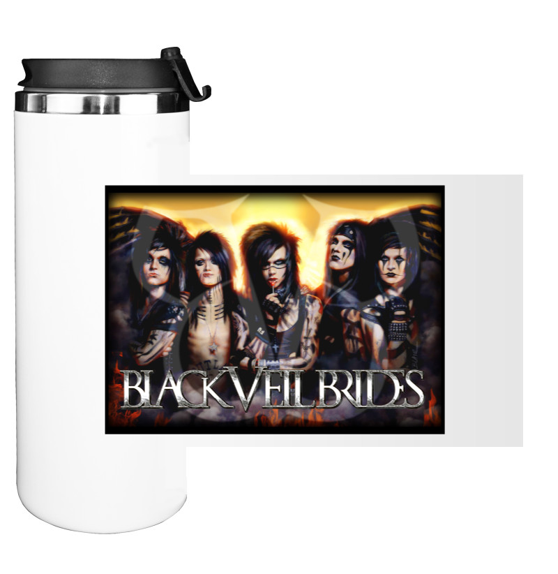 Water Bottle on Tumbler - Black Veil Brides 2 - Mfest