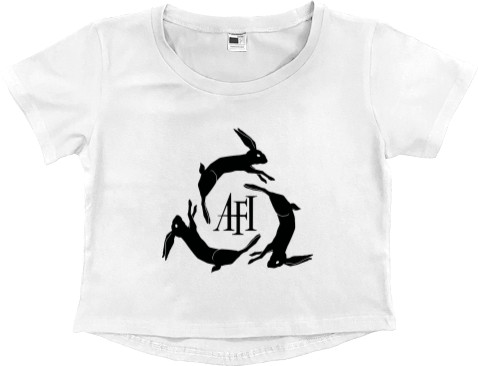 Women's Cropped Premium T-Shirt - AFI 1 - Mfest