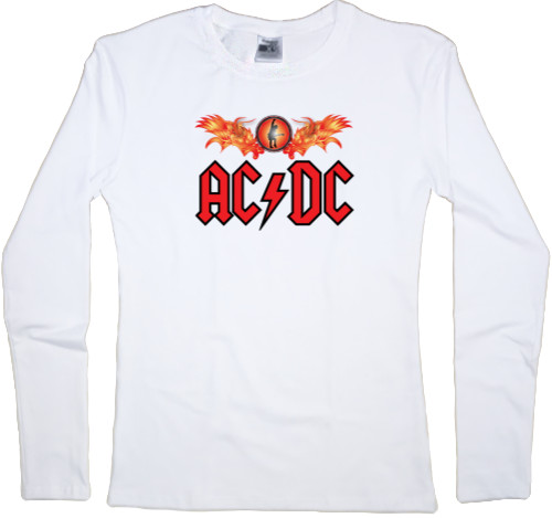 Women's Longsleeve Shirt - AC-DC 2 - Mfest