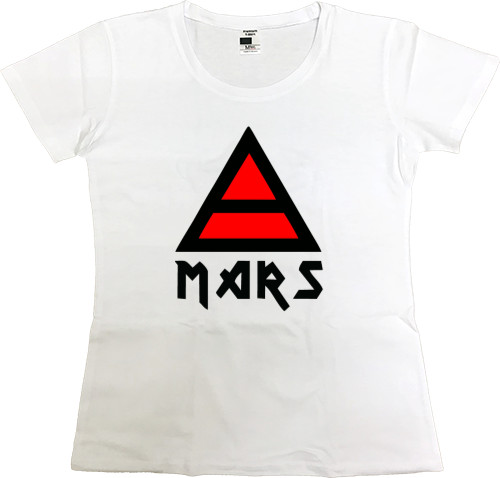 Women's Premium T-Shirt - 30 seconds to mars 3 - Mfest