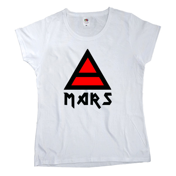 Women's T-shirt Fruit of the loom - 30 seconds to mars 3 - Mfest