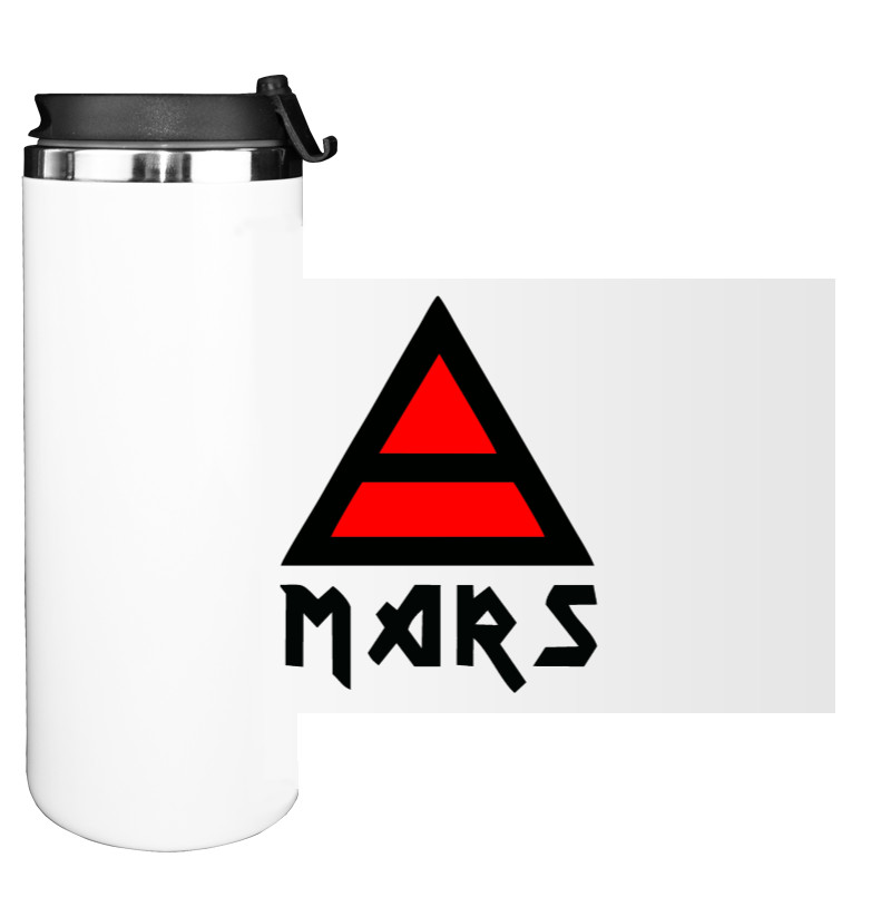 Water Bottle on Tumbler - 30 seconds to mars 3 - Mfest