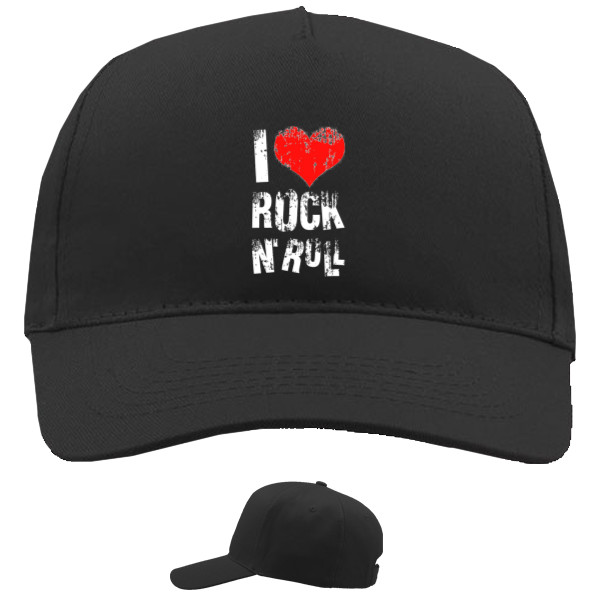 Baseball Caps - 5 panel - I love rock n roll - Mfest