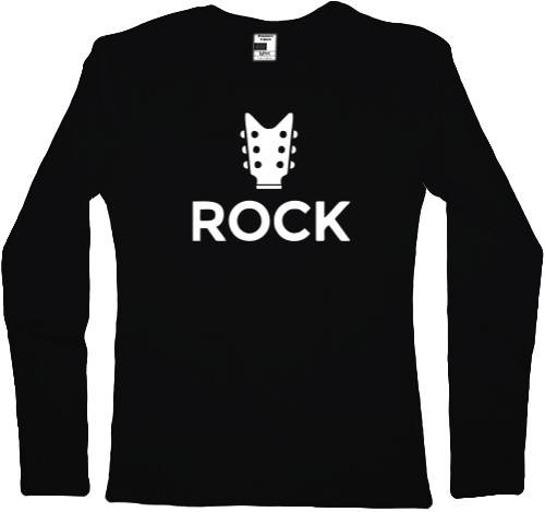 Women's Longsleeve Shirt - Guitar Rock - Mfest