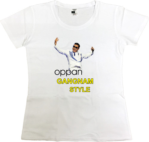 Women's Premium T-Shirt - gangnam style - 3 - Mfest